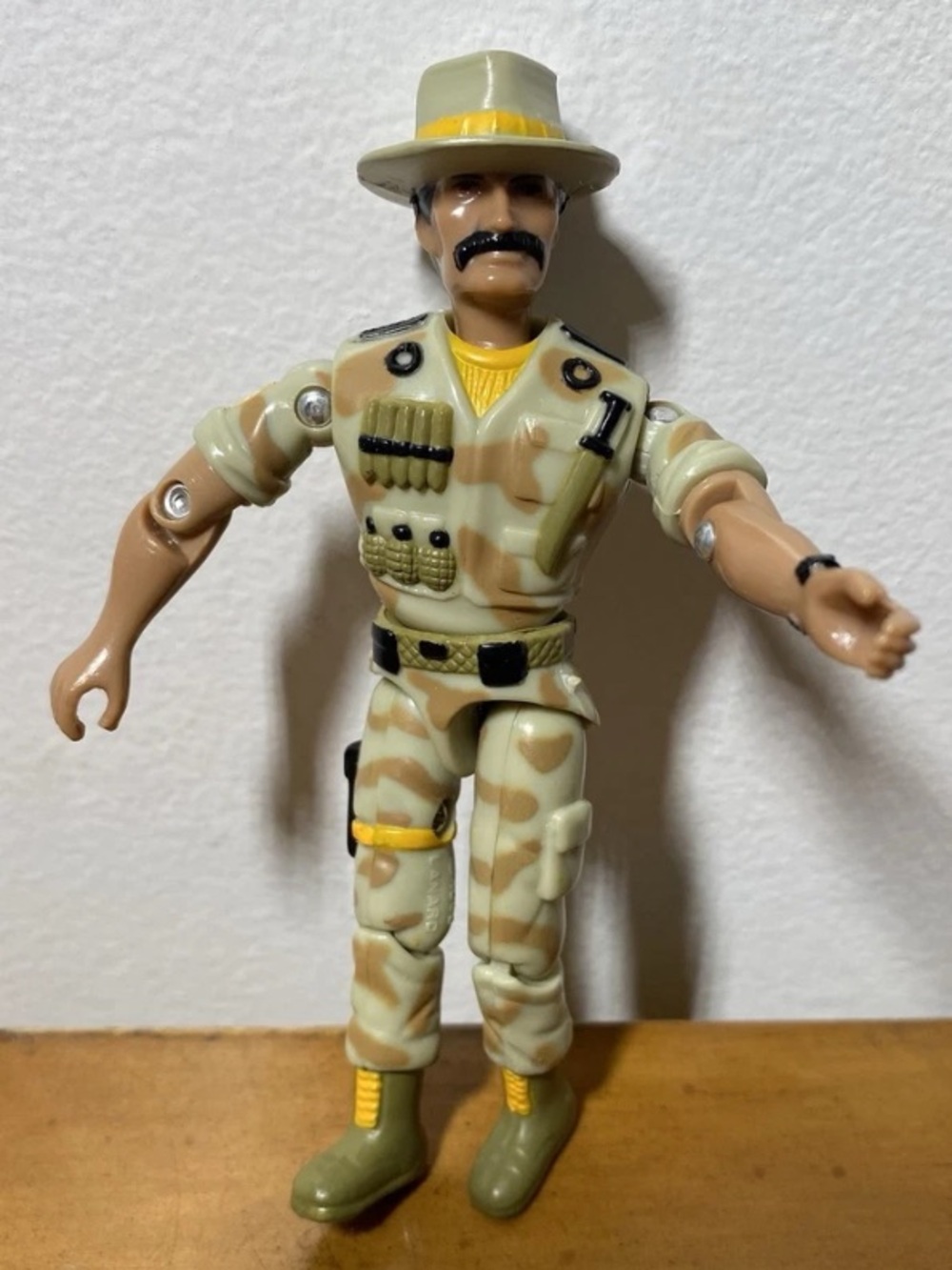 1986 Lanard Corps Security Force 3.75" Croc Dessert Camouflage Action Figure